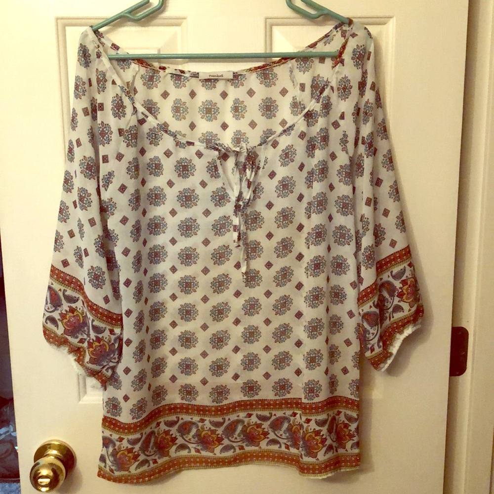 Large boho top